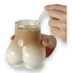 Kinky Pleasure - T015 - Sexy Booty Drinking Glass - 450ml - 6.5x11cm