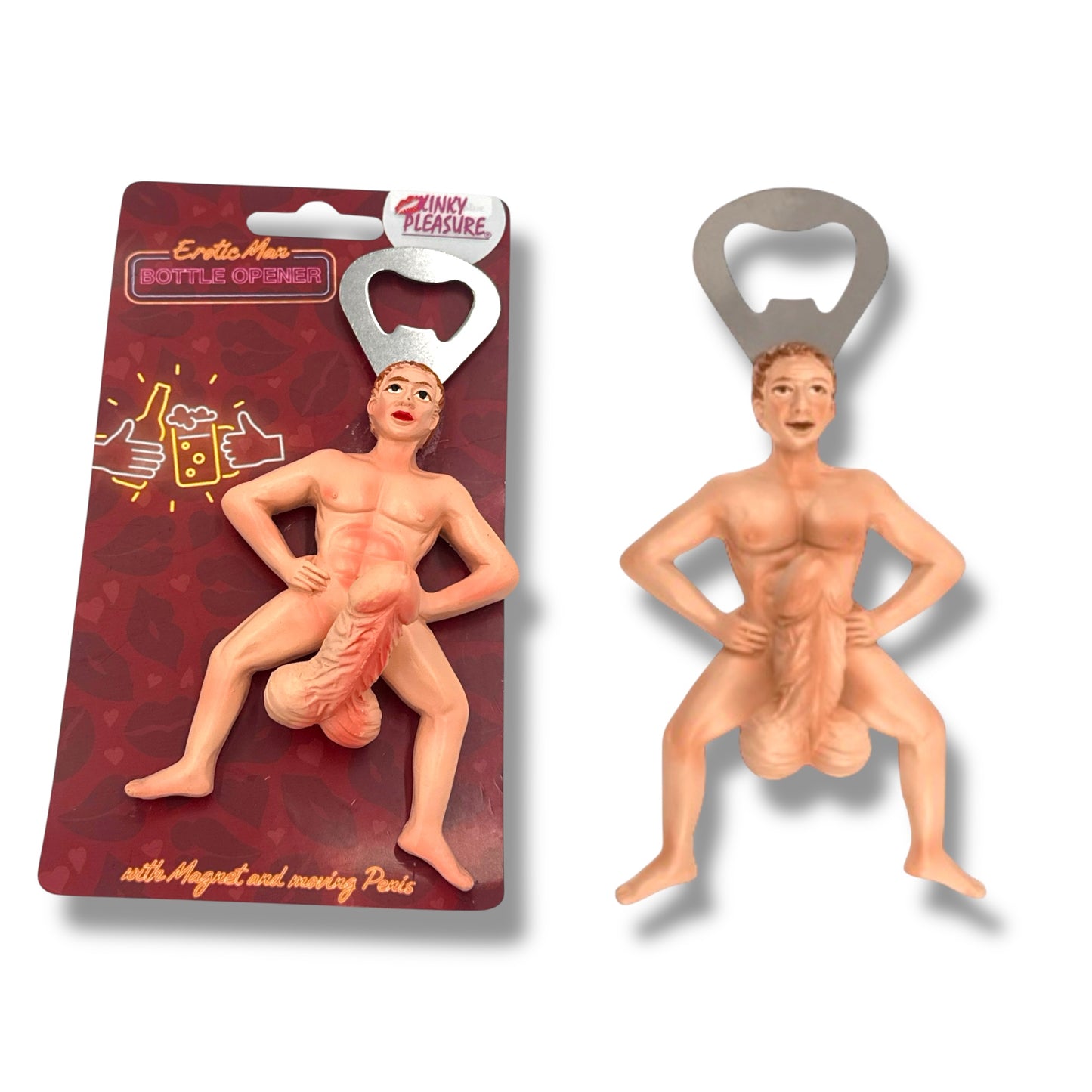 Kinky Pleasure - OB151 -  Bottle Opener - Sexy Man With Big Penis