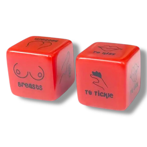 Kinky Pleasure - T192 - Sex Dice With Symbool - 2 Pieces - Red