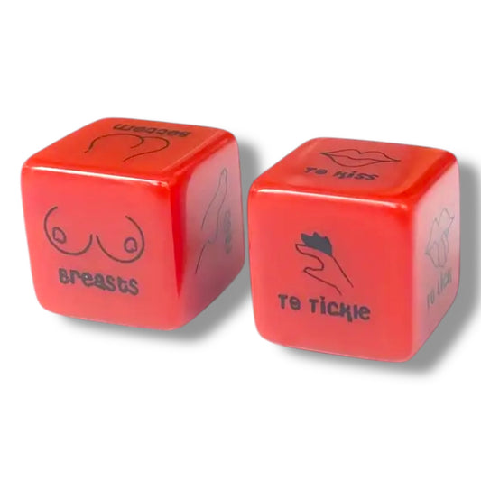 Kinky Pleasure - T192 - Sex Dice With Symbool - 2 Pieces - Red