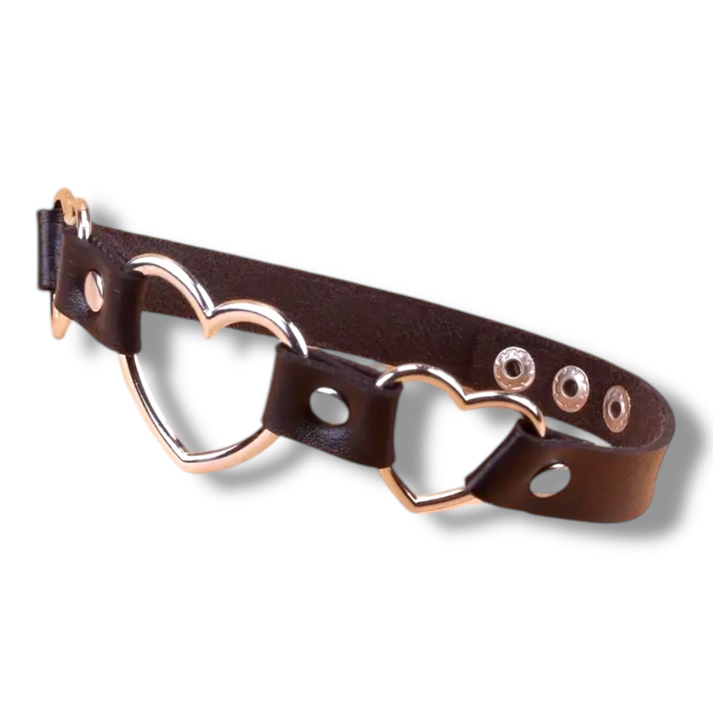 Kinky Pleasure - T190 - Choker 3 Hearts