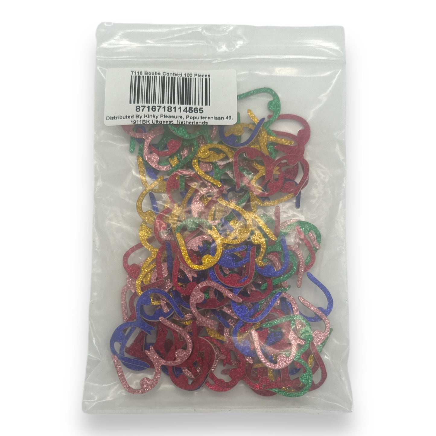 Kinky Pleasure - T116 - Boob Confetti - 100 Pieces