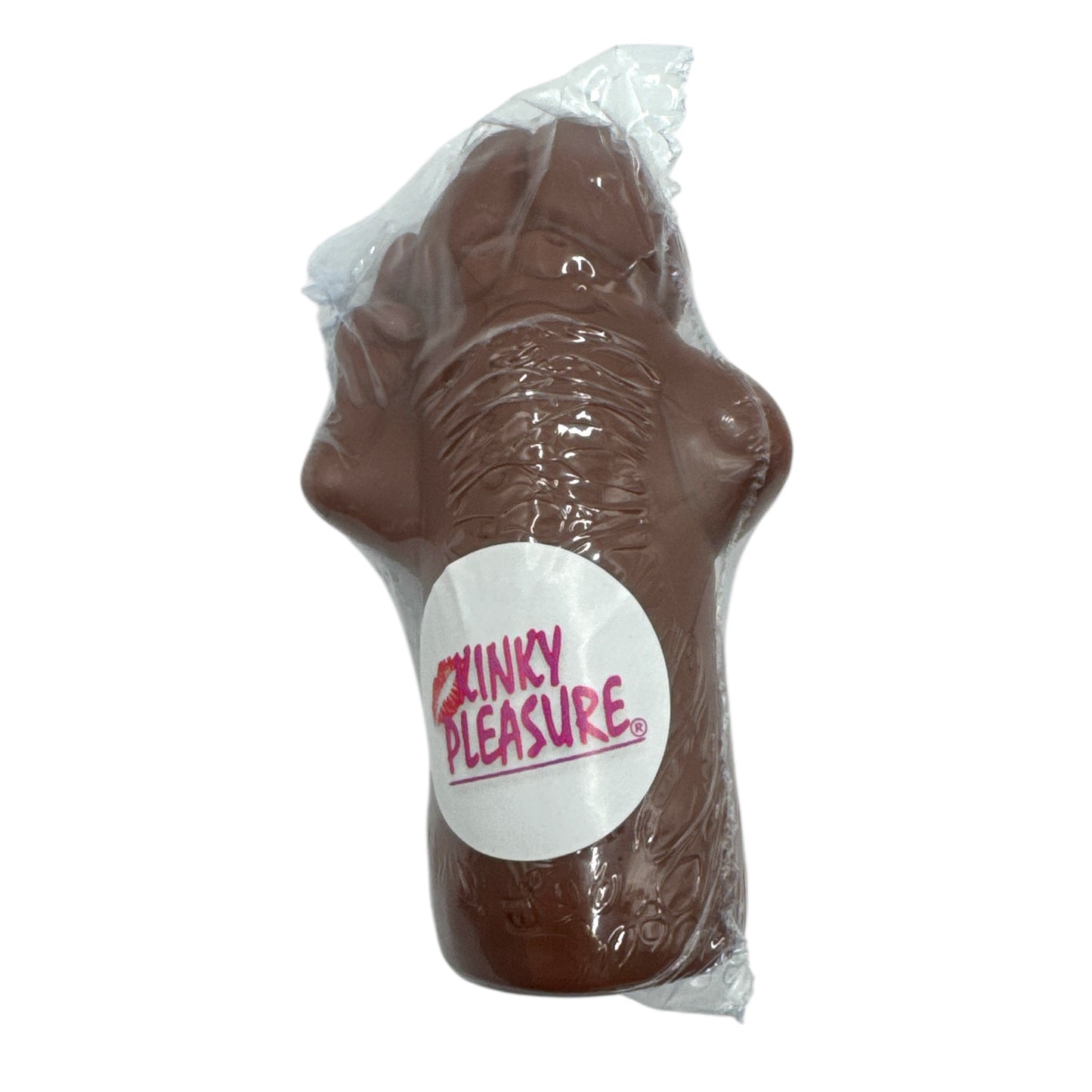 Kinky Pleasure - DS070 - Mr. Choco D Winkie – Squeezy Penis with Face & Peep Sound (Brown Edition)