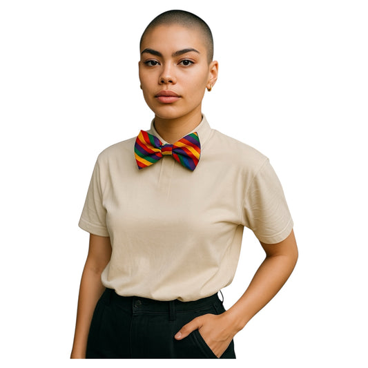 Kinky Pleasure - KPP011 - Pride - BowTie Rainbow - Model 02
