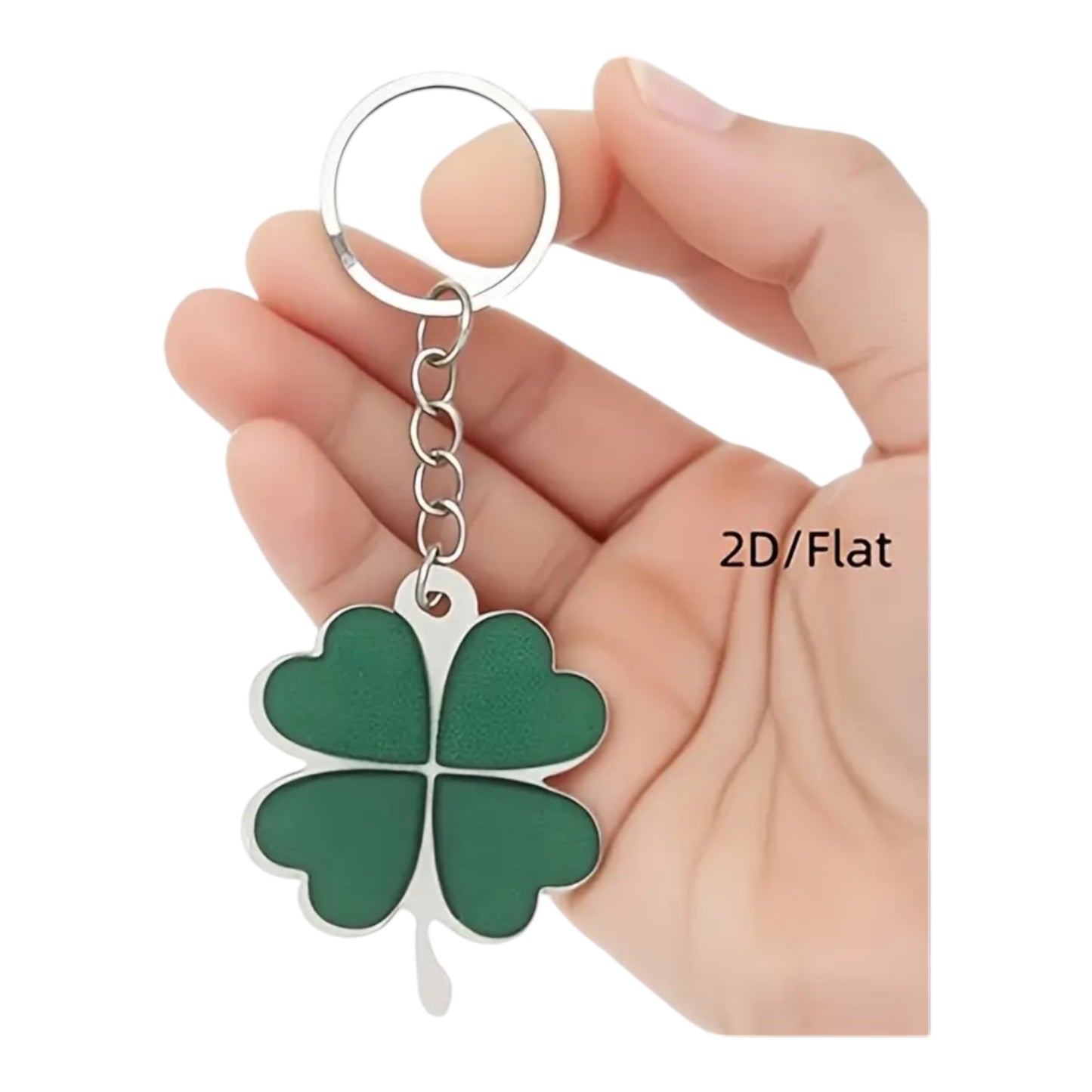 Kinky Pleasure - KPK065 - Keychain - Lucky Flower Green - 10,8cm x 5,2cm