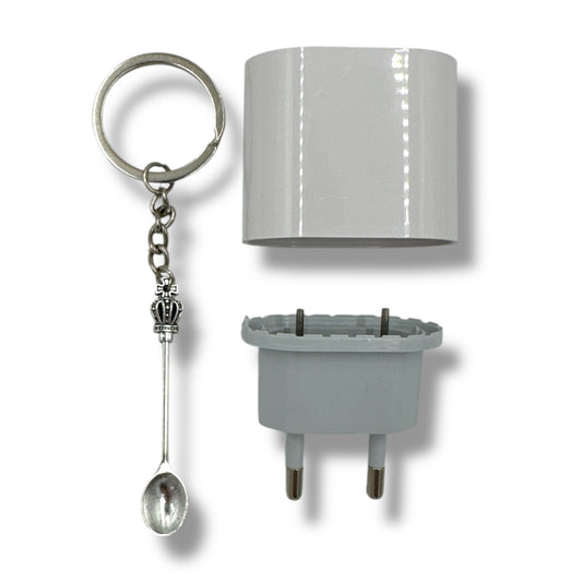 Kinky Pleasure - T213 - Festival Secret Stash Kit ( Hollow Adapter + Mini Spoon )