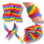 Kinky Pleasure - KPP018 - Pride – Rainbow Bandana Scarf – Multifunctional Model 02