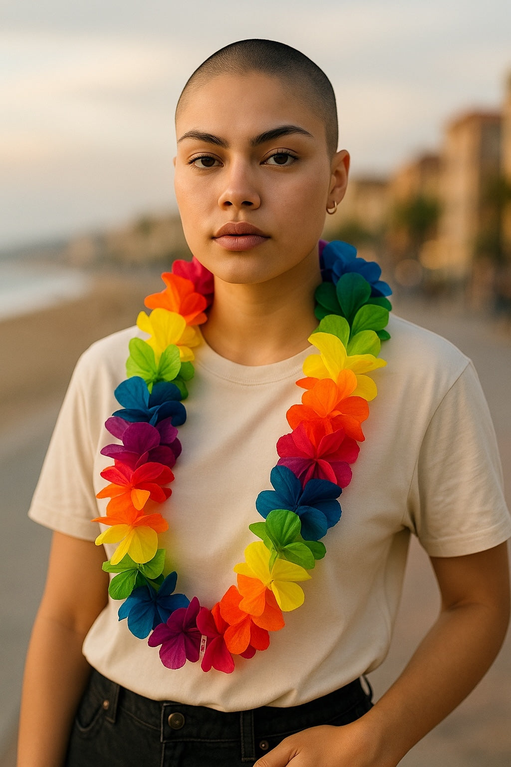 Kinky Pleasure - KPP014 - Pride -  Flower Wreath Rainbow - Model 02
