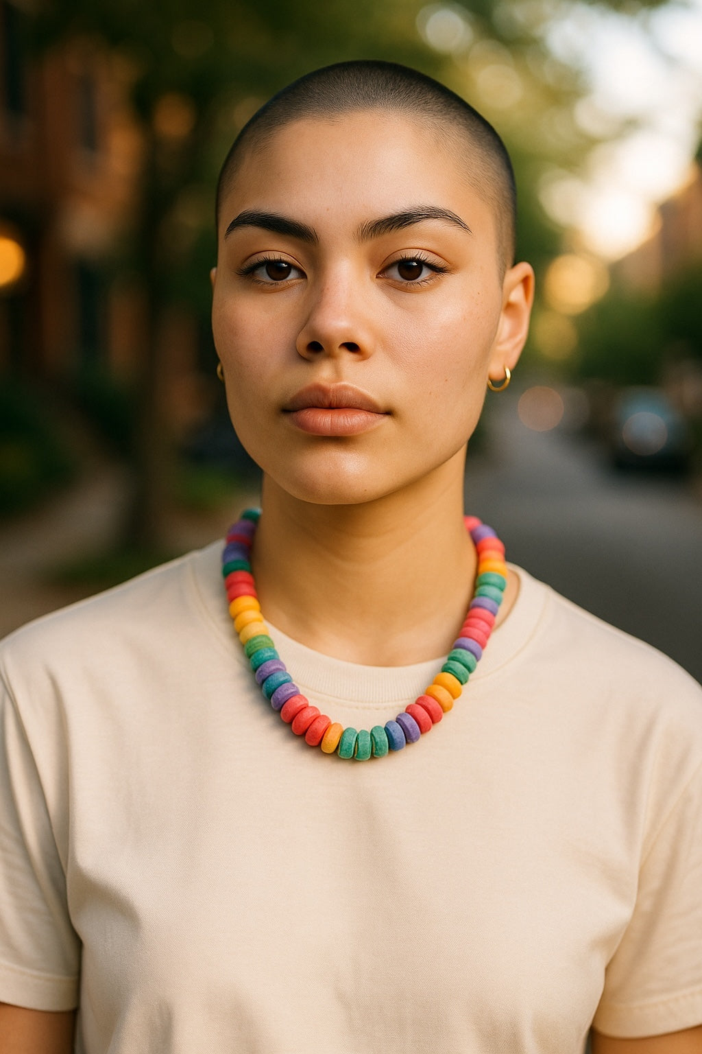 Kinky Pleasure - KPP008 - Pride - Rainbow Necklace - Made of Wood