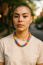 Kinky Pleasure - KPP008 - Pride - Rainbow Necklace - Made of Wood
