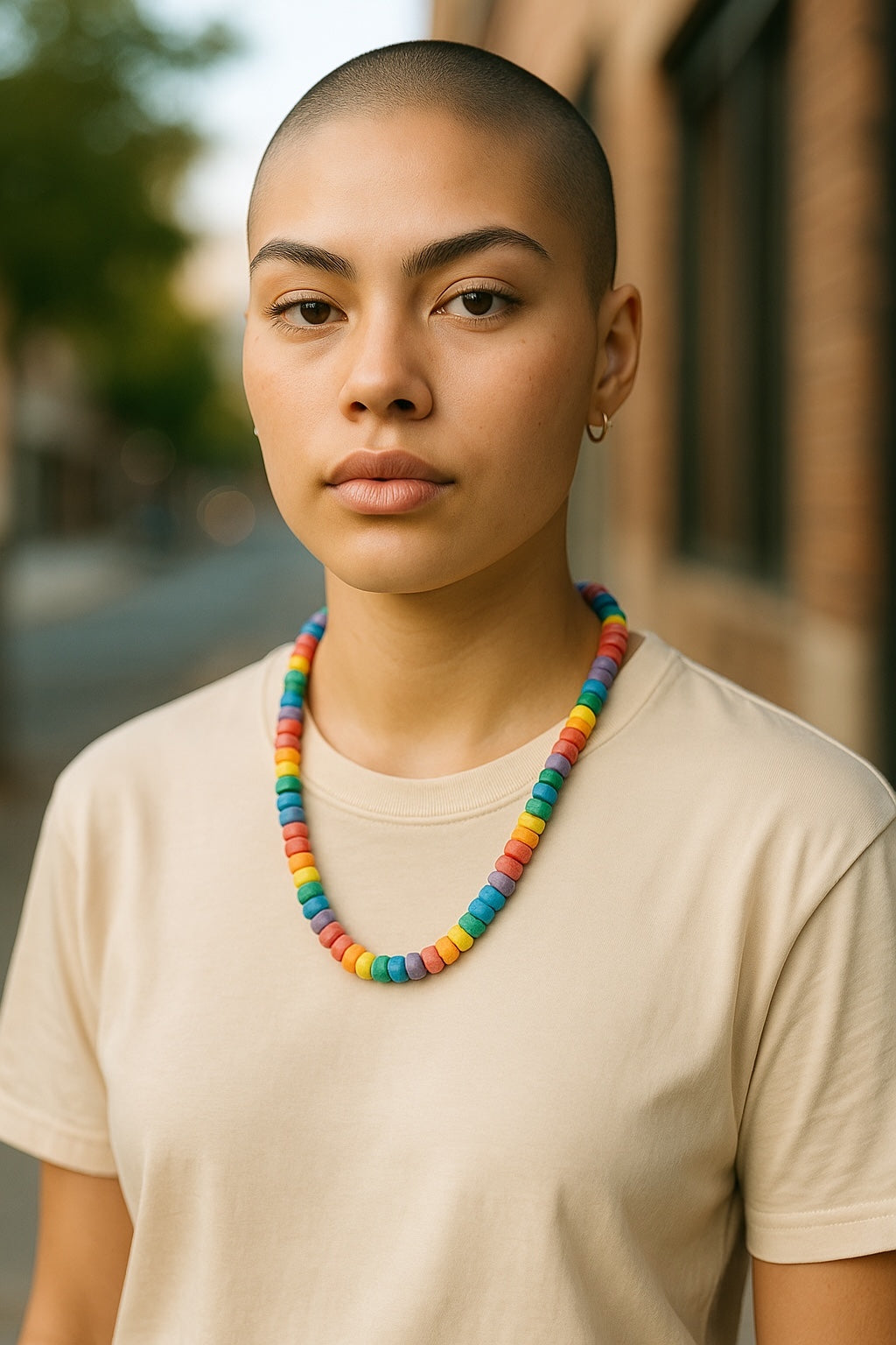 Kinky Pleasure - KPP008 - Pride - Rainbow Necklace - Made of Wood