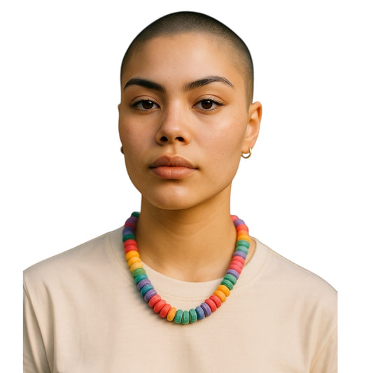 Kinky Pleasure - KPP008 - Pride - Rainbow Necklace - Made of Wood