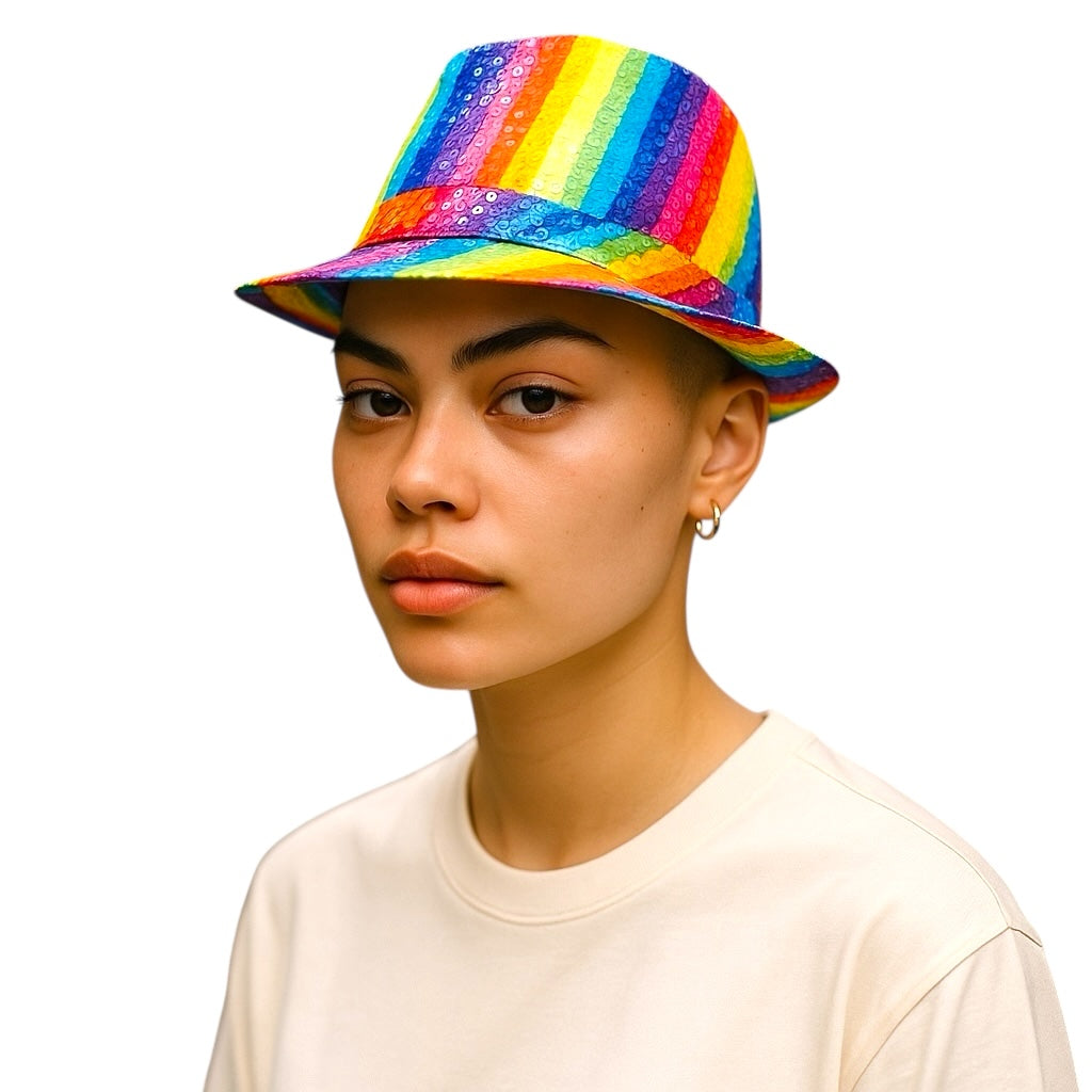 Kinky Pleasure - KPP021 - Pride – Rainbow Hat - Model 02