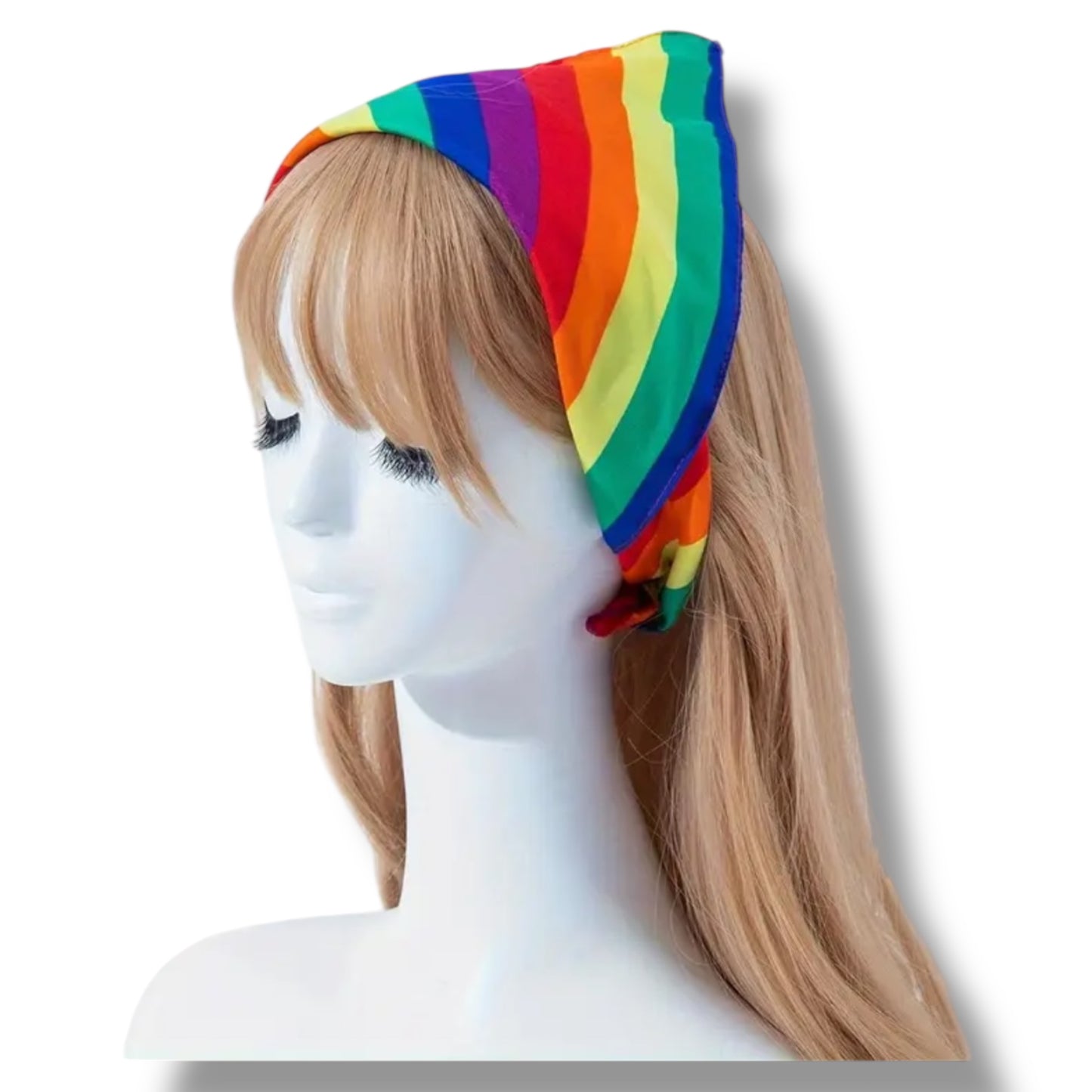Kinky Pleasure - KPP017 - Pride – Rainbow Bandana Scarf – Multifunctional