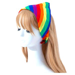 Kinky Pleasure - KPP018 - Pride – Rainbow Bandana Scarf – Multifunctional Model 02