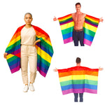 Kinky Pleasure - KPP015 - Pride - Rainbow Pride Flag Cape - 90x150cm