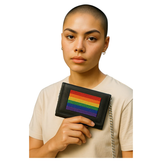 Kinky Pleasure - KPP023 - Pride – Rainbow Wallet with Chain