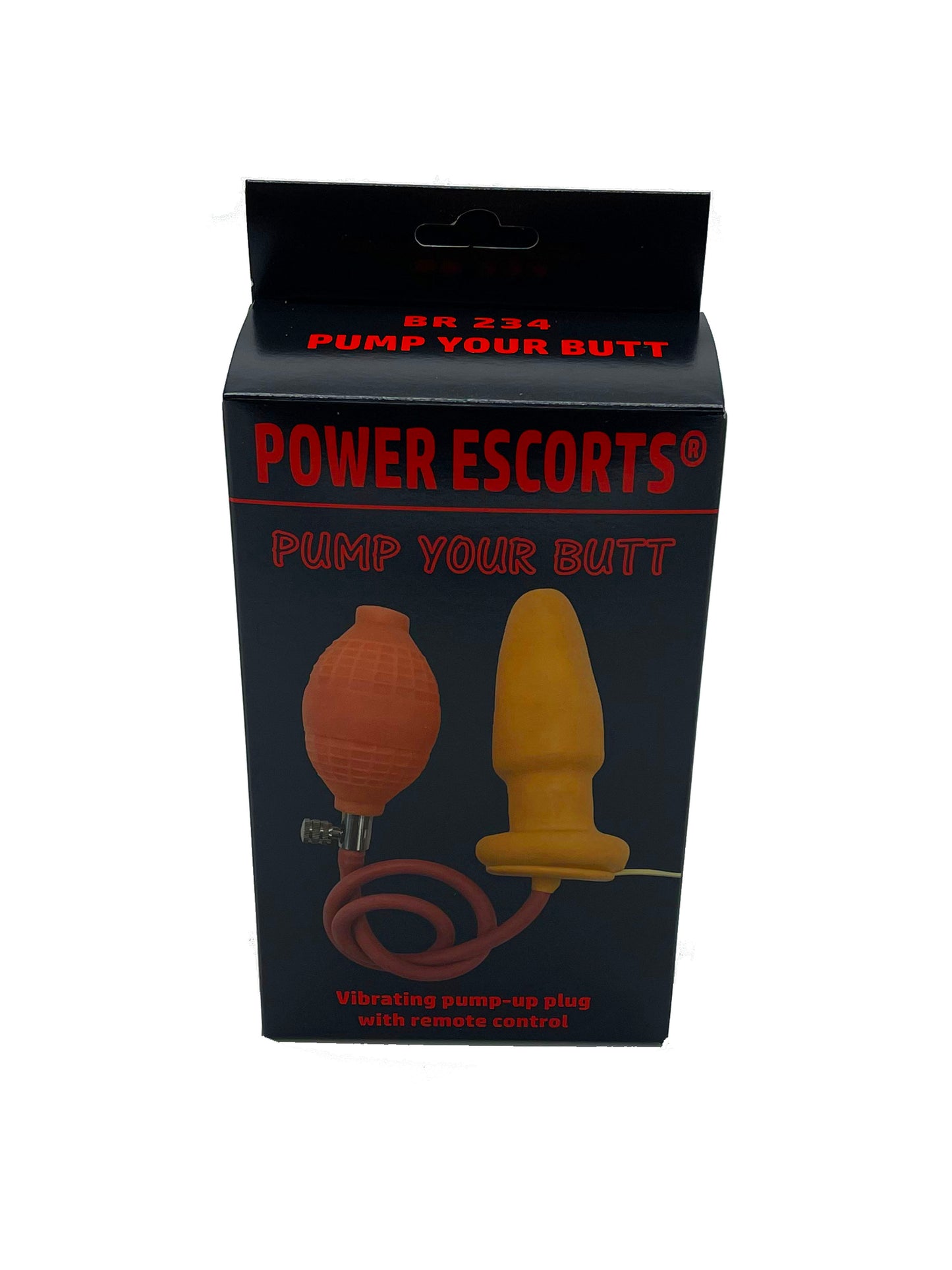 Power Escorts - BR234 - Pump Your Butt - Vibrating Anal Plug -  Neutral Box