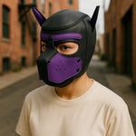 Kinky Pleasure - T214 - BDSM - Dog Mask - Purple