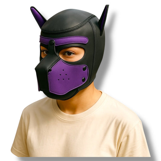 Kinky Pleasure - T214 - BDSM - Dog Mask - Purple