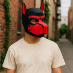 Kinky Pleasure - T222 - BDSM - Dog Mask - Red