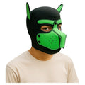 Kinky Pleasure - T216 - BDSM - Dog Mask - Green