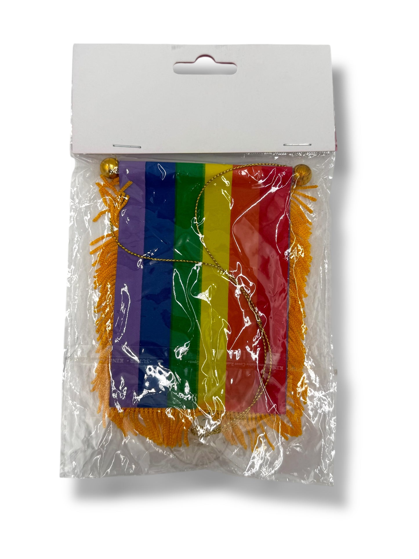 Kinky Pleasure - KPP028 - Pride – Rainbow Mini Banners with Brass & Suctions for Glass
