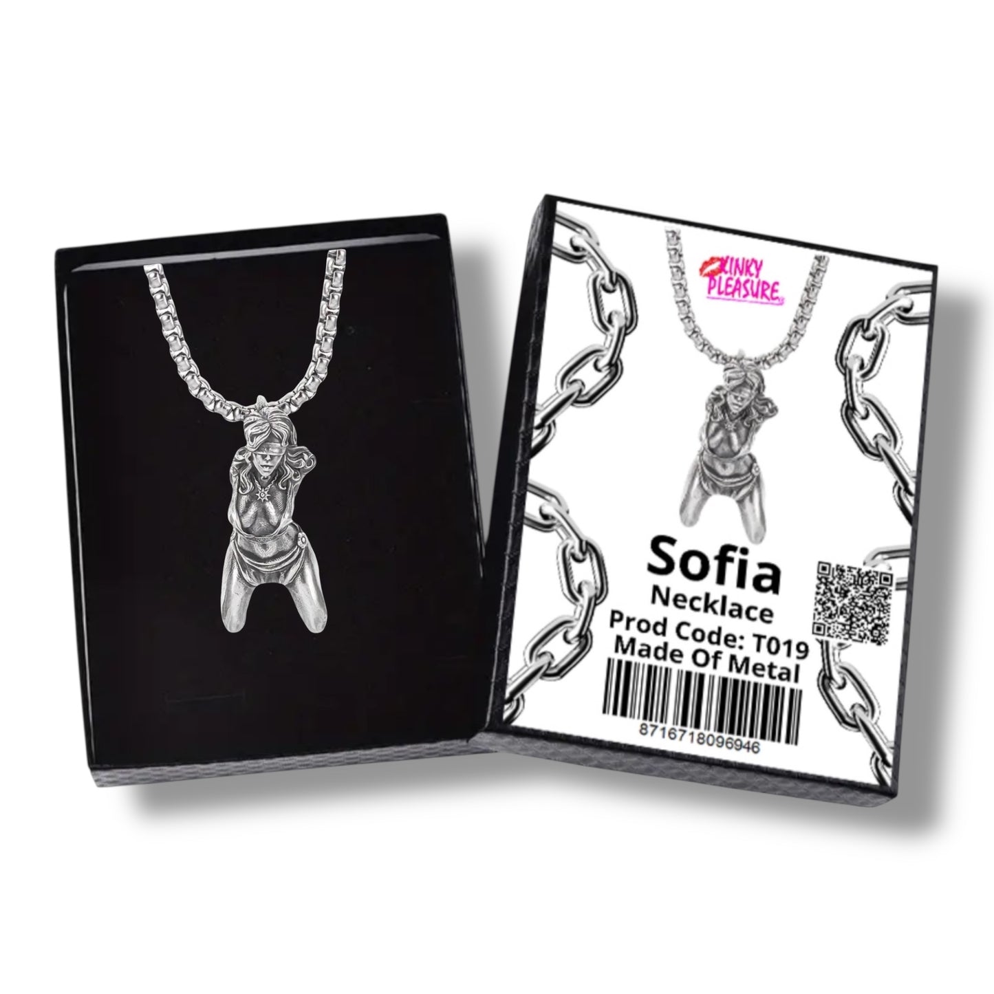 Kinky Pleasure - T019 - Necklace - Sofia - Sexy Bondage Girl