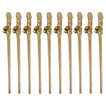 Kinky Pleasure - KP007 - Penis Straws - 10pcs - Gold - New Package