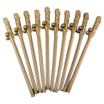 Kinky Pleasure - KP007 - Penis Straws - 10pcs - Gold - New Package