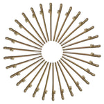 Kinky Pleasure - KP007 - Penis Straws - 10pcs - Gold - New Package