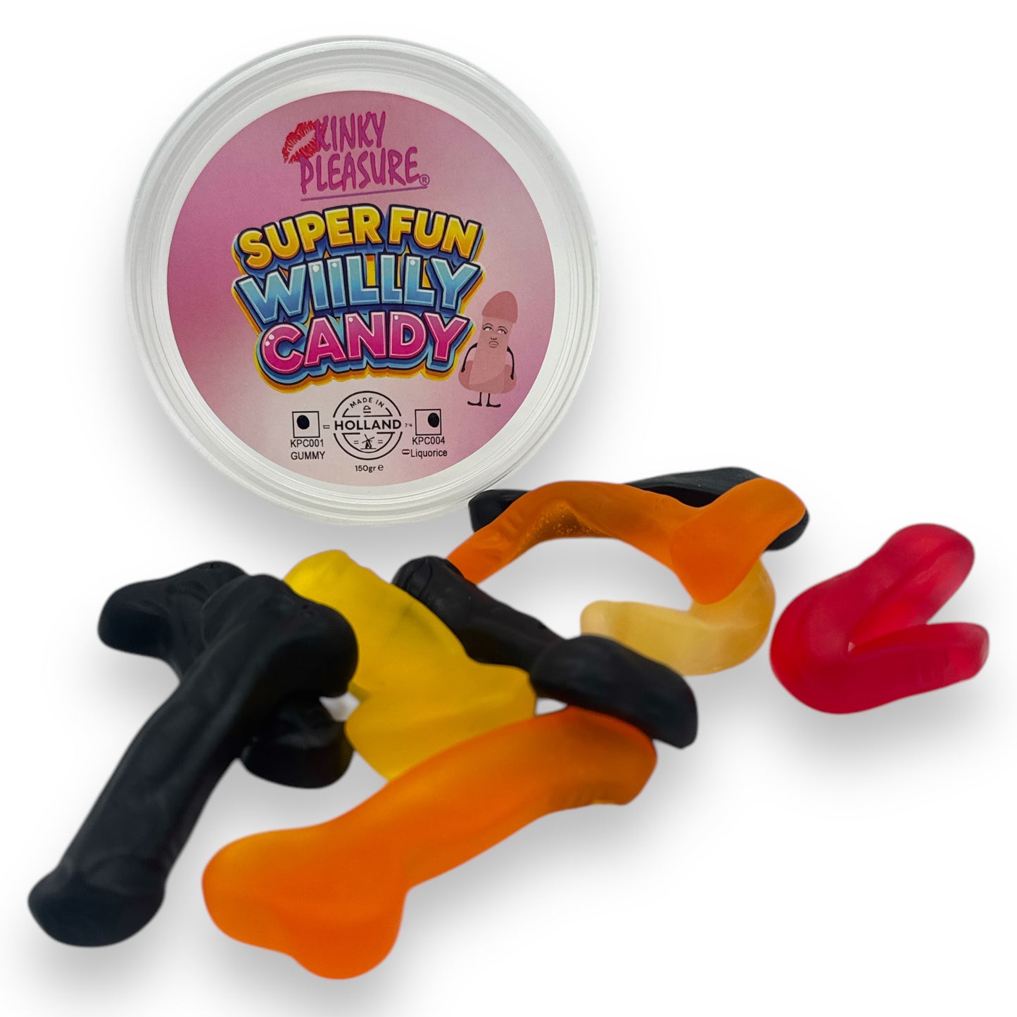 Kinky Pleasure - KPC009 - Super Fun Willy Candy - Gummy & Liquorice Mix