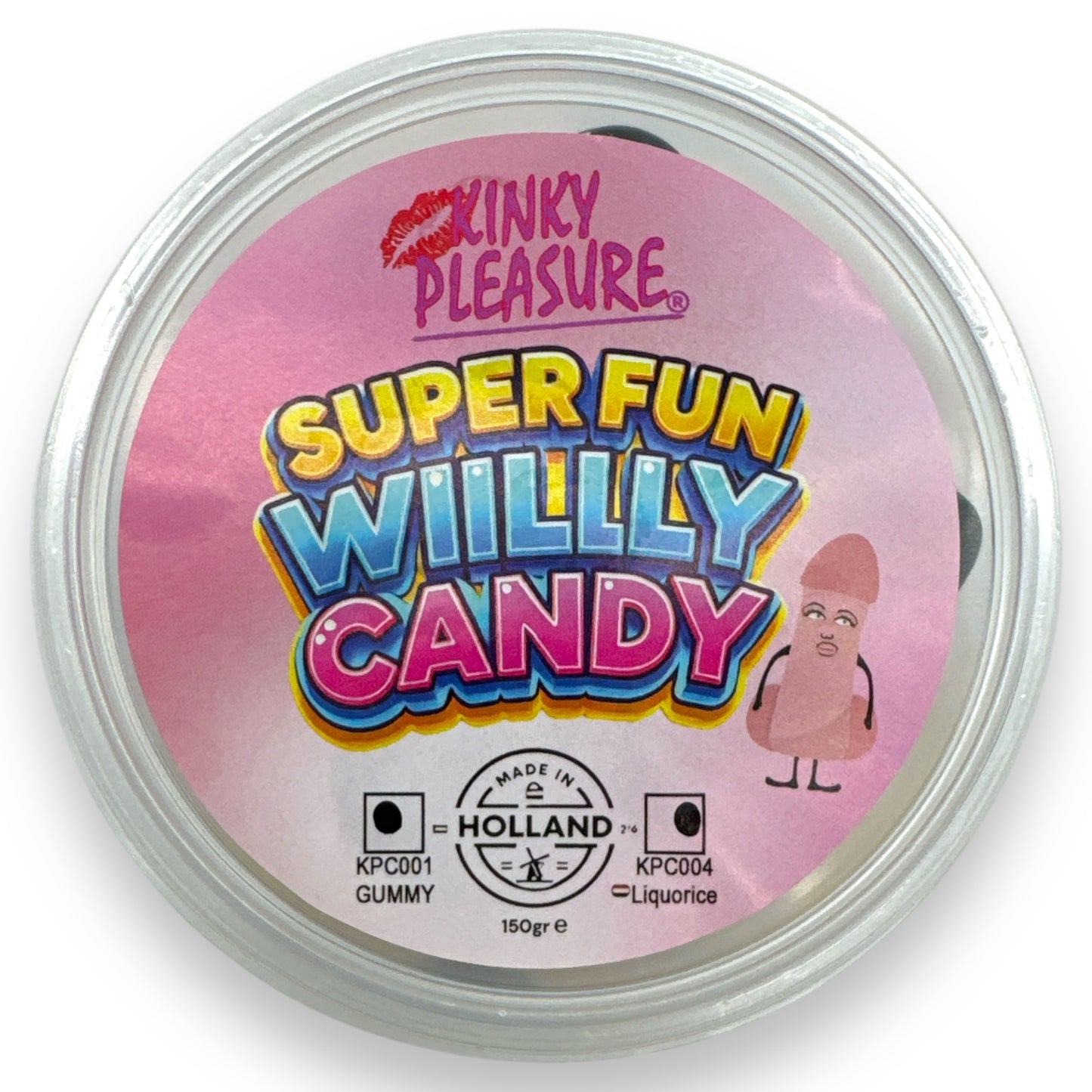 Kinky Pleasure - KPC009 - Super Fun Willy Candy - Gummy & Liquorice Mix