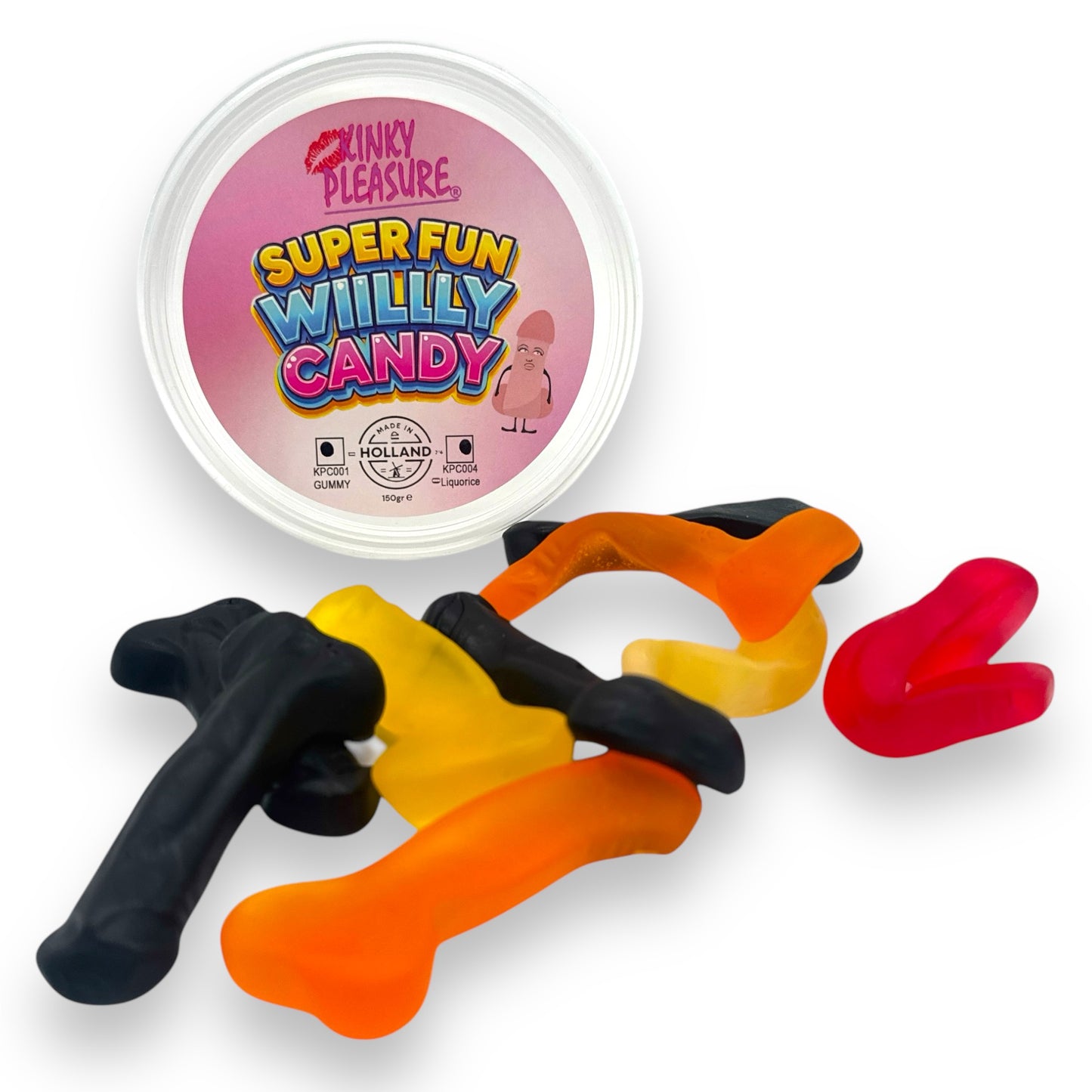 Kinky Pleasure - KPC009 - Super Fun Willy Candy - Gummy & Liquorice Mix