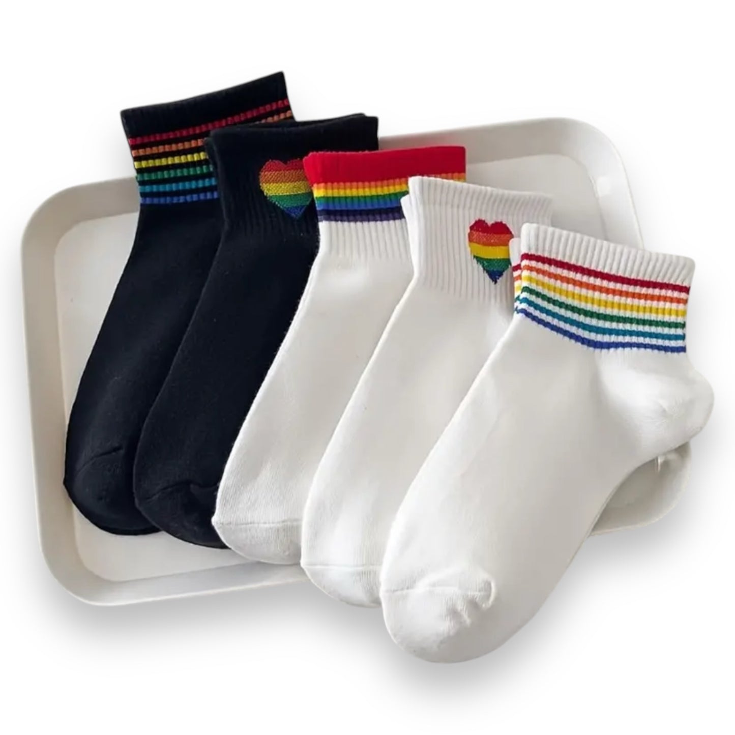 Kinky Pleasure - T135 - Socks Rainbow - One Size - 5 Models