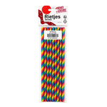 Kinky Pleasure - T088 - Rainbow Colour Paper Straws - 10 Pieces - 200x5mm