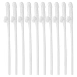 Kinky Pleasure - KP007 - Penis Straws - 10pcs - White - New Package