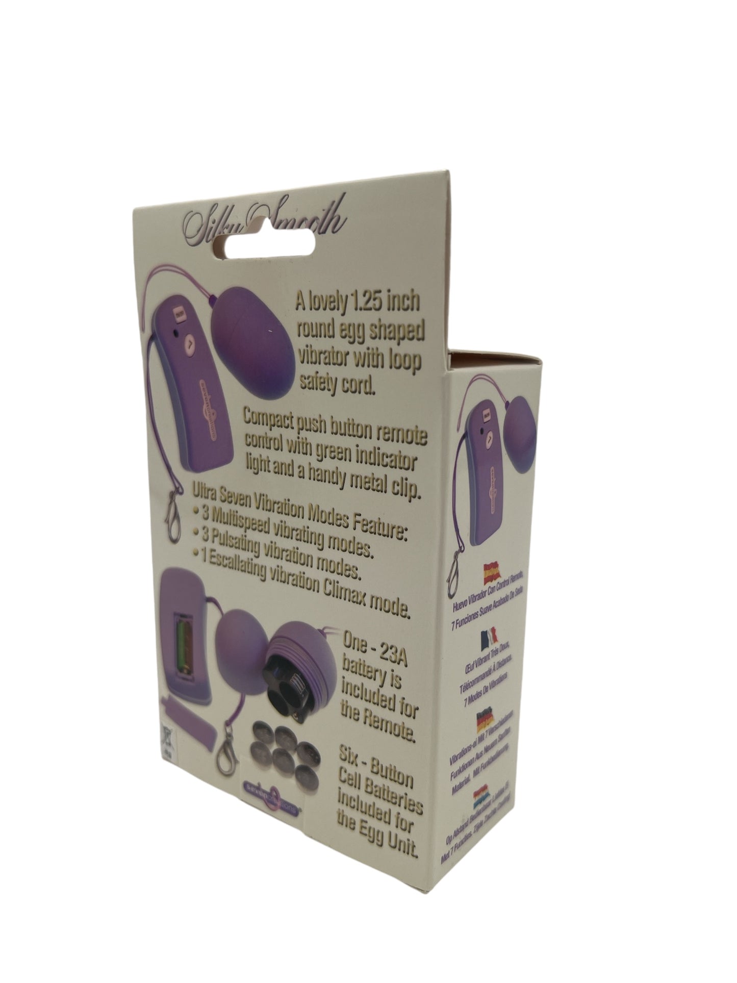 Trendy Deals - TD20057 - Ultra Seven Remote Egg  Purple - 10 Speed Including Batteries