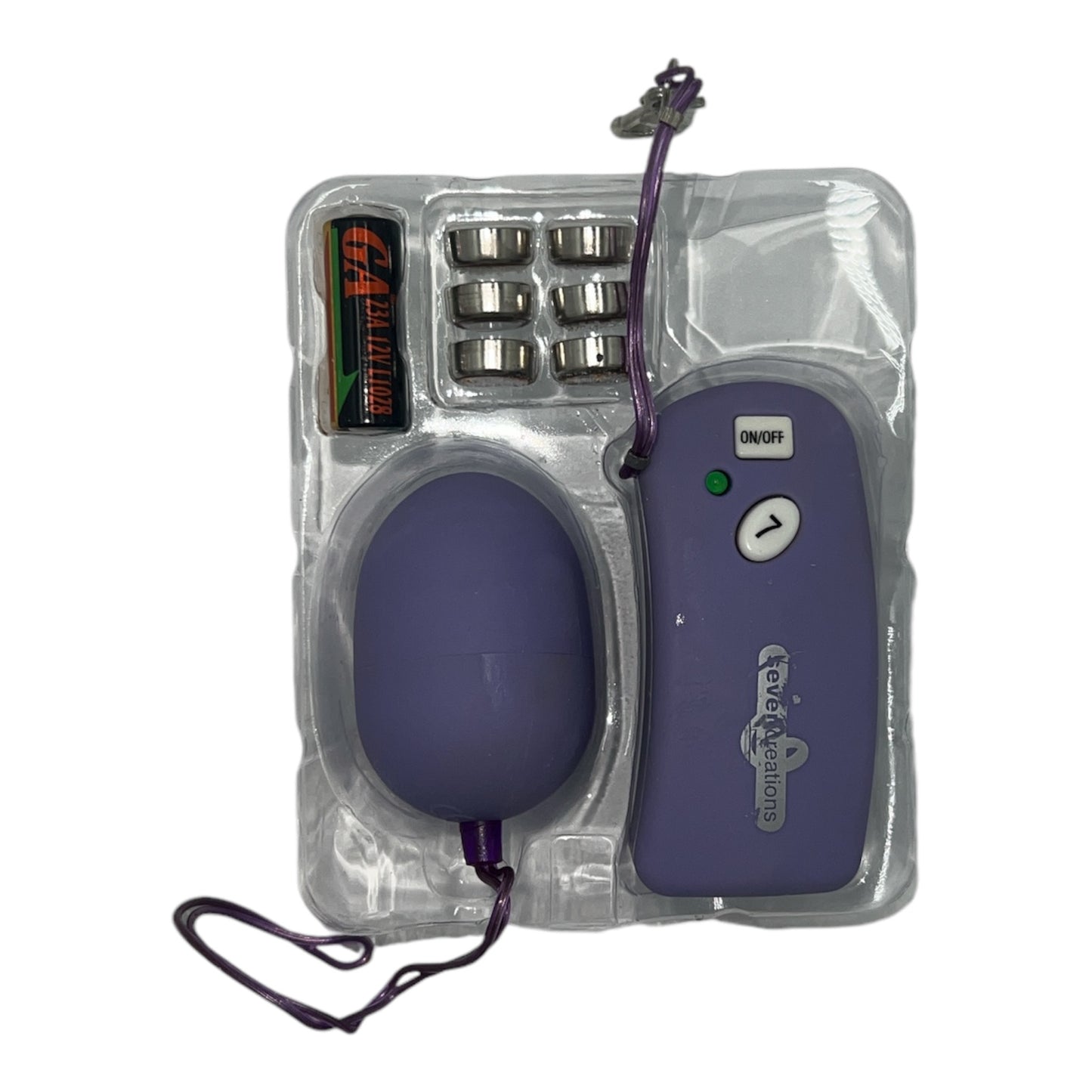 Trendy Deals - TD20057 - Ultra Seven Remote Egg  Purple - 10 Speed Including Batteries