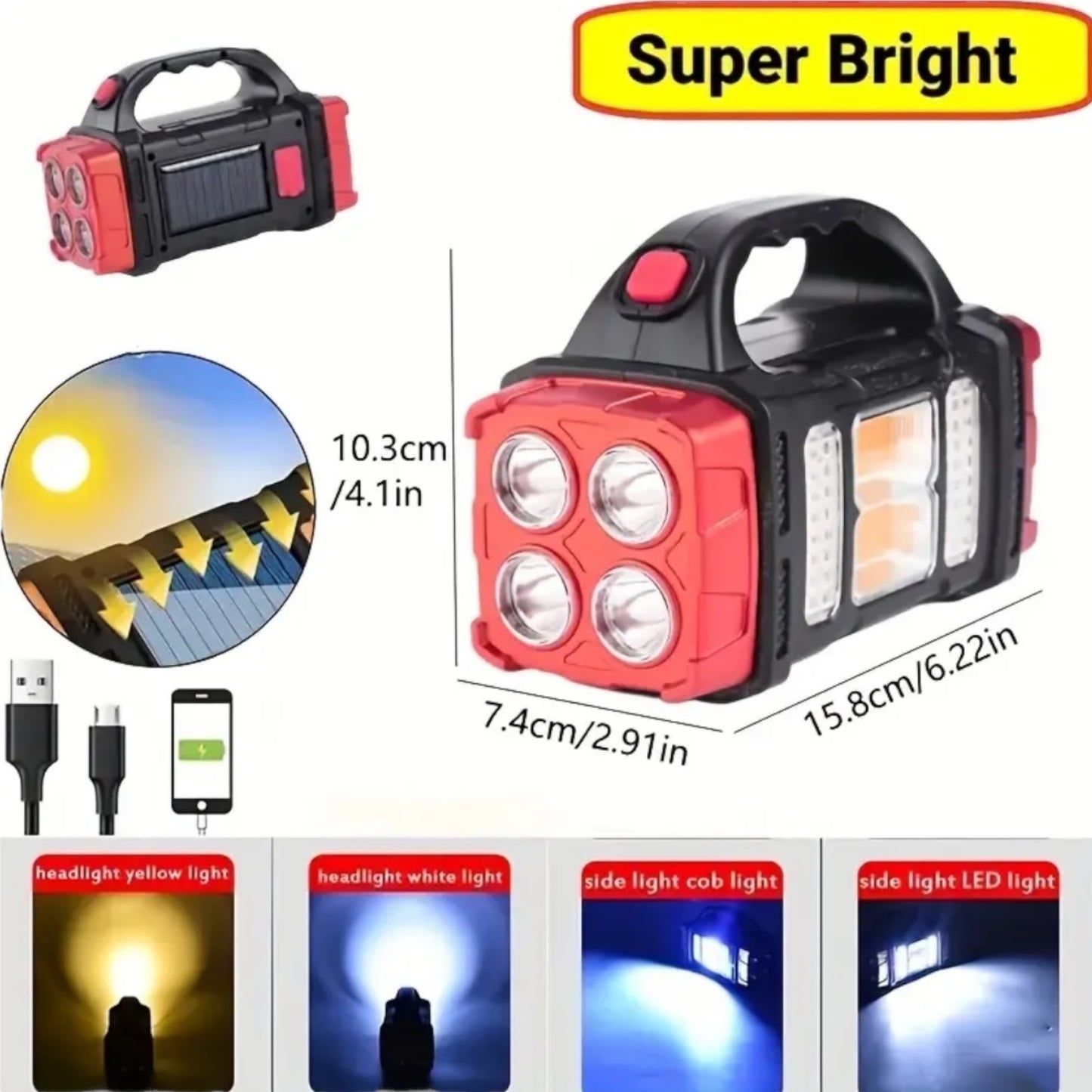 SolarFish - T200 - Solar Lamp with USB Charging