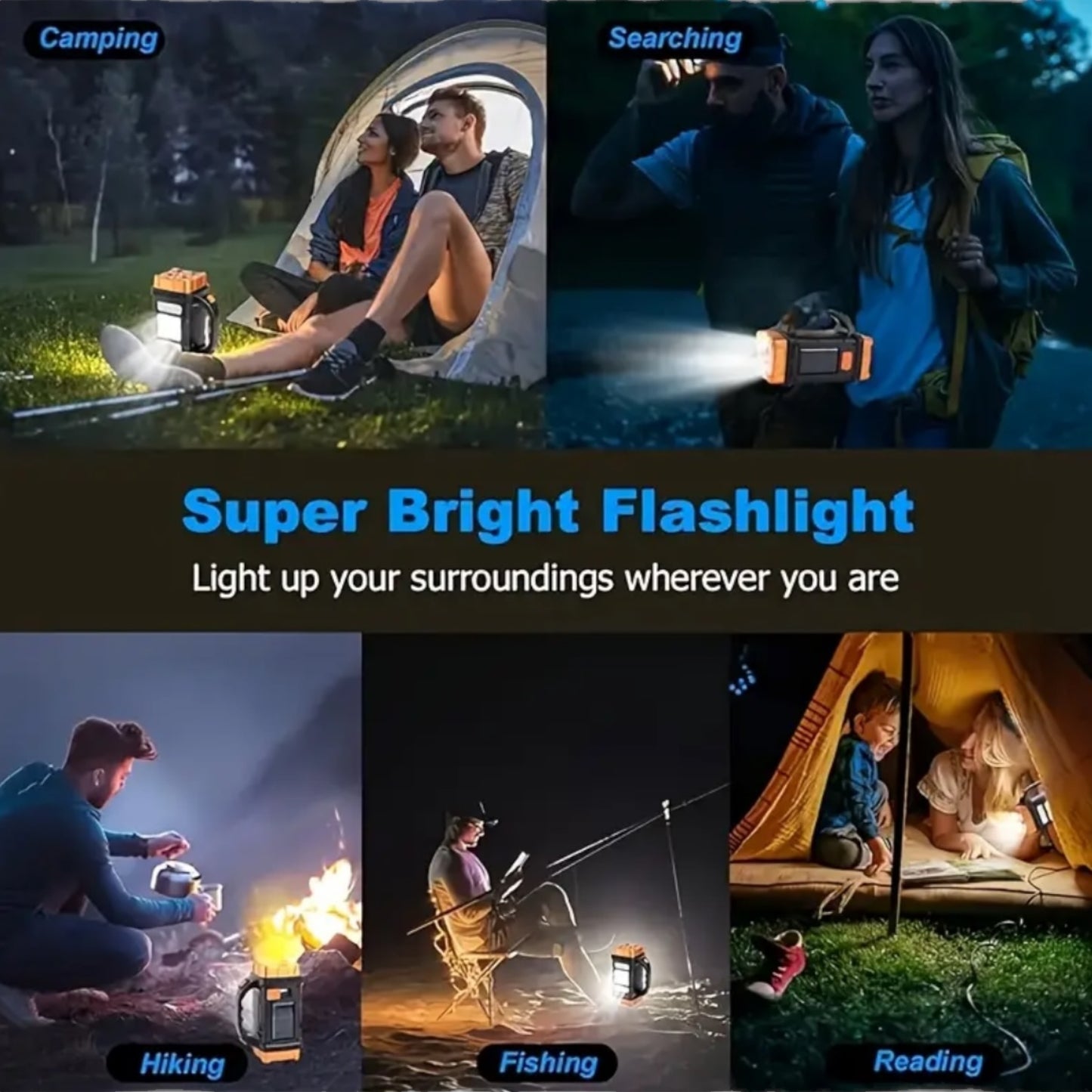 SolarFish - T200 - Solar Lamp with USB Charging