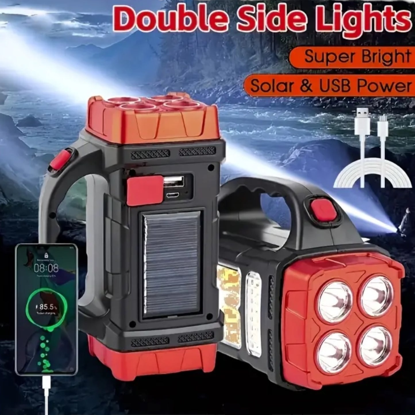 SolarFish - T200 - Solar Lamp with USB Charging