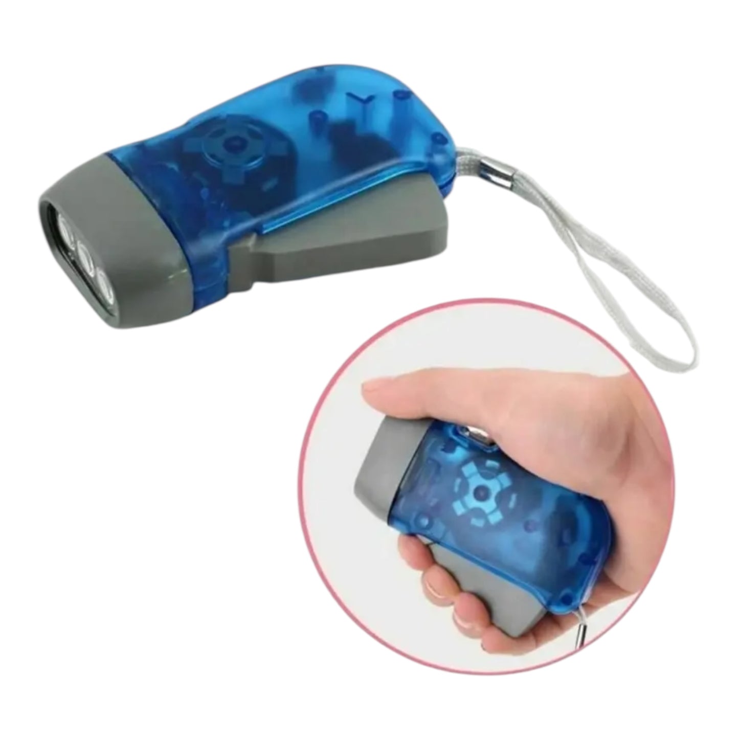 SolarFish - T202 - Dynamo Flashlight – 3 LED