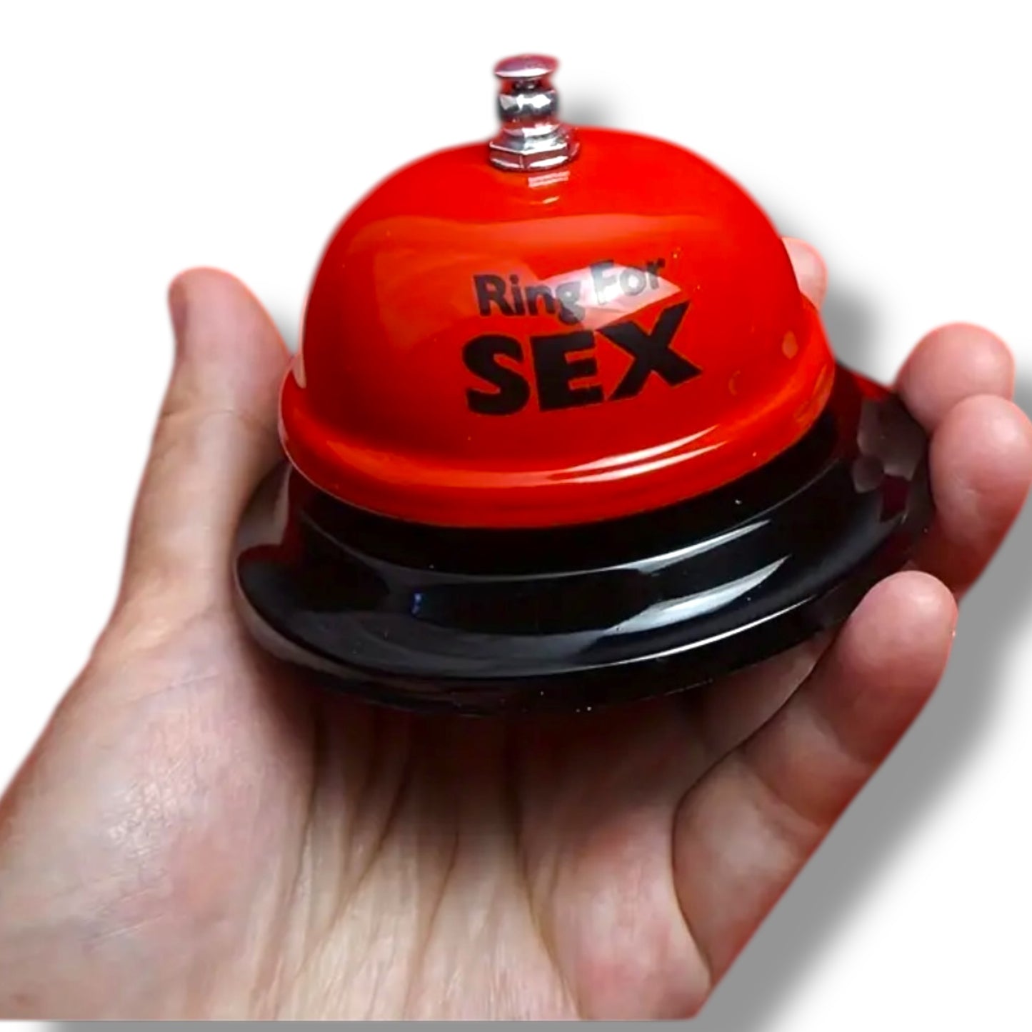 Kinky Pleasure - OB055 - 'Ring For Sex' Bell XL – 13 x 7 cm - 5 Colours