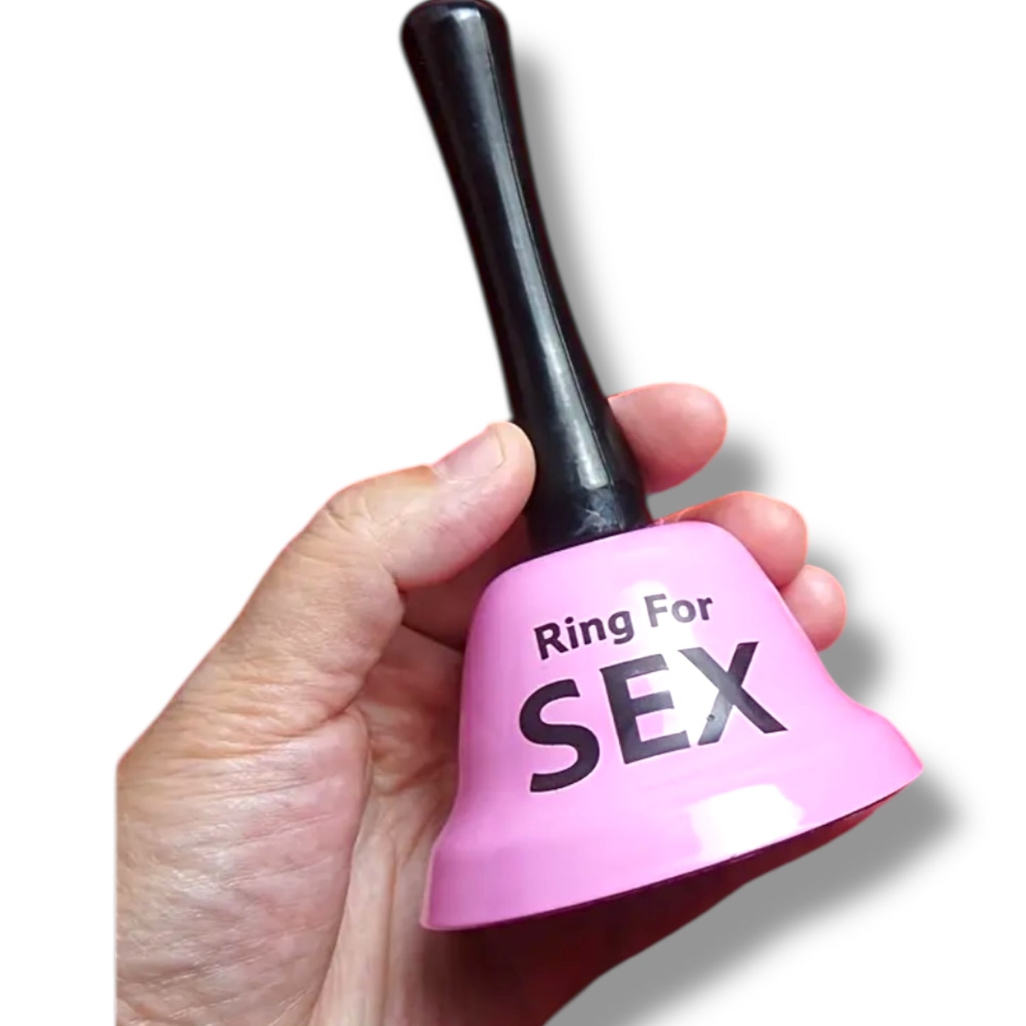 Kinky Pleasure - OB055 - 'Ring For Sex' Bell XL – 13 x 7 cm - 5 Colours