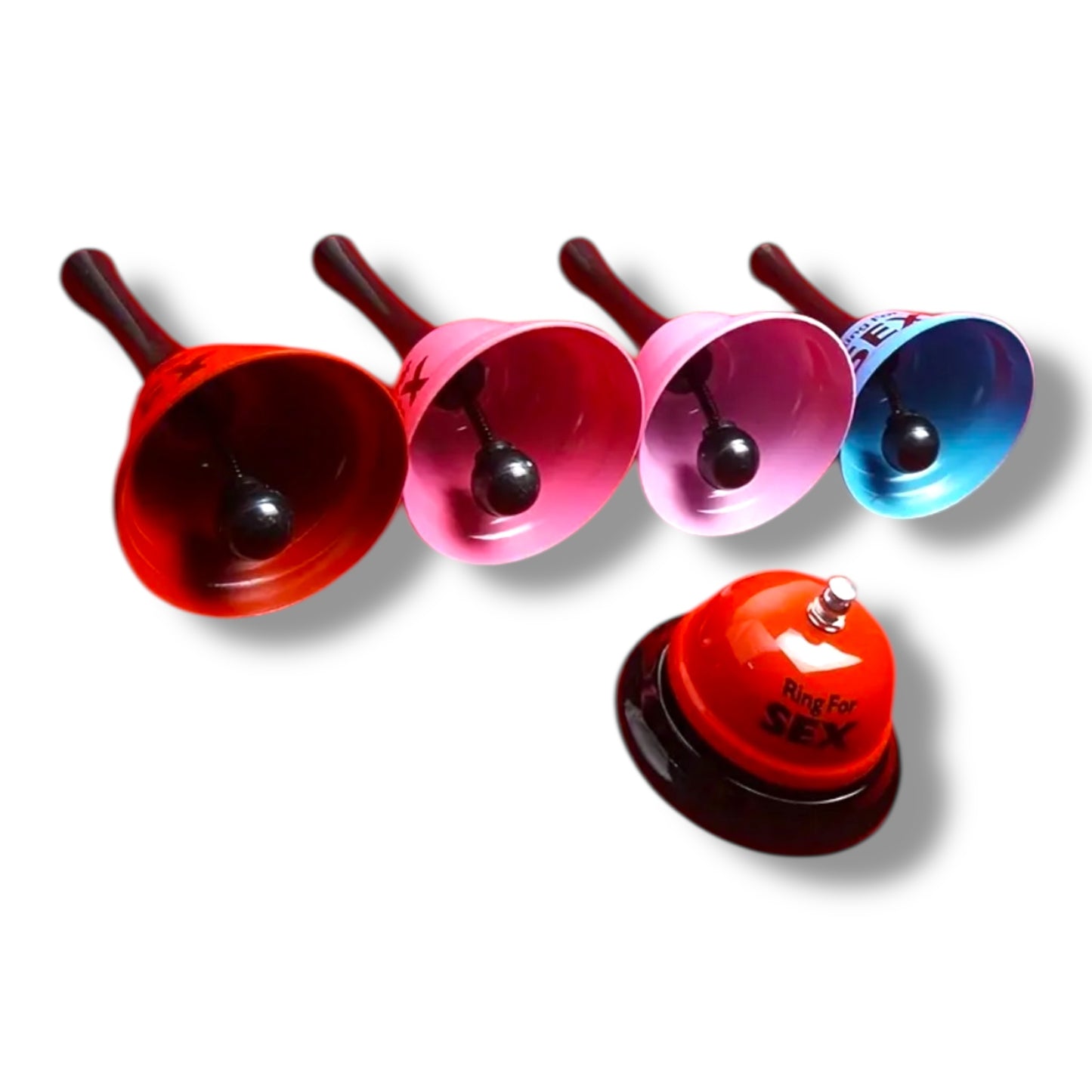 Kinky Pleasure - OB055 - 'Ring For Sex' Bell XL – 13 x 7 cm - 5 Colours