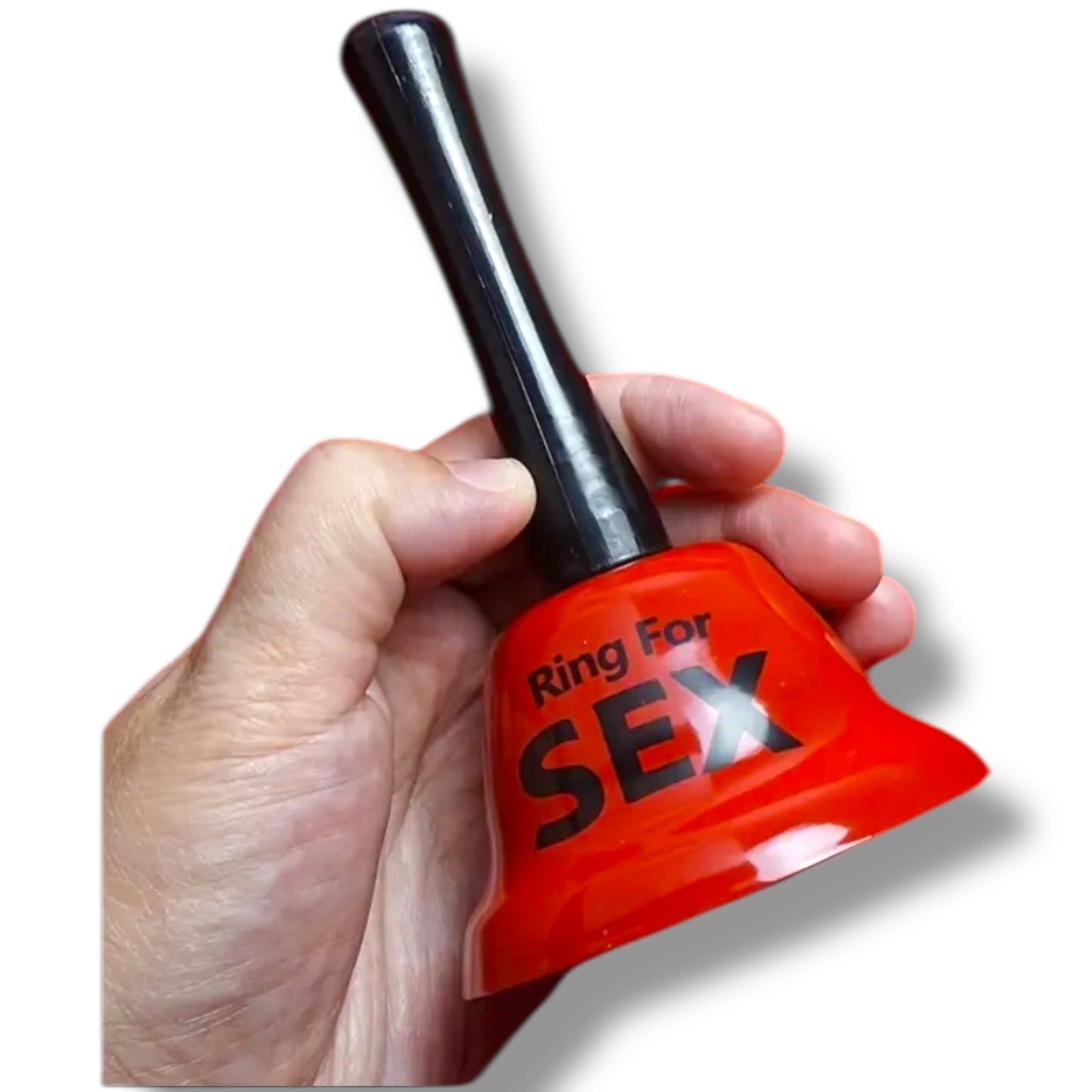 Kinky Pleasure - OB055 - 'Ring For Sex' Bell XL – 13 x 7 cm - 5 Colours