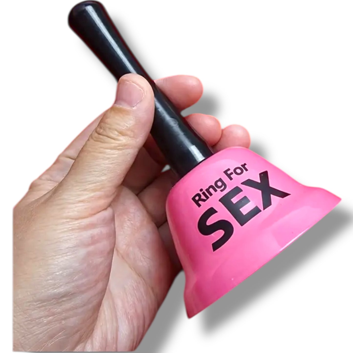 Kinky Pleasure - OB055 - 'Ring For Sex' Bell XL – 13 x 7 cm - 5 Colours