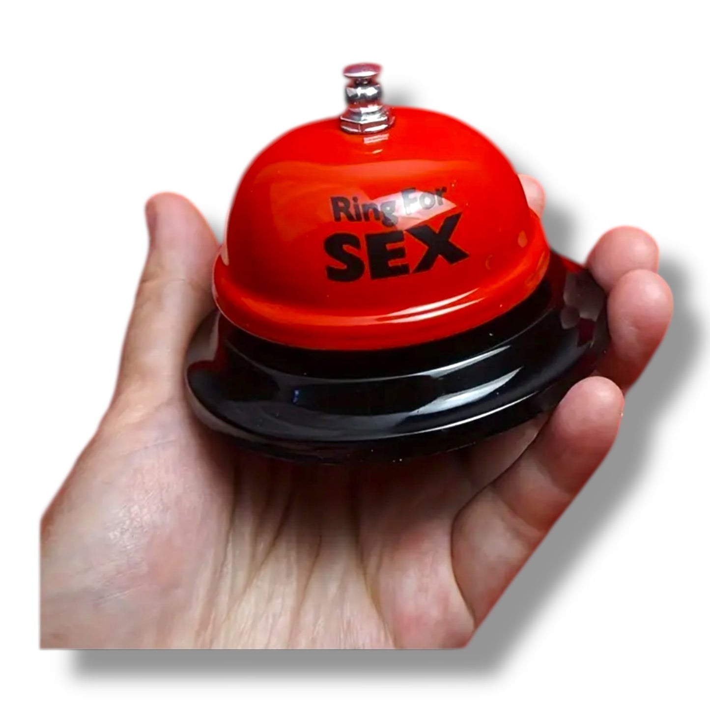 Kinky Pleasure - OB055 - 'Ring For Sex' Bell XL – 13 x 7 cm - 5 Colours