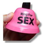 Kinky Pleasure - OB055 - 'Ring For Sex' Bell XL – 13 x 7 cm - 5 Colours